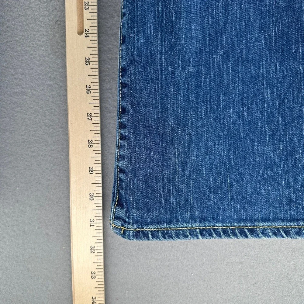 2011 Gap Low Rise Boot Cut Jeans Med Wash Women's 14 34x31 Western Country Y2K - Picture 8 of 9